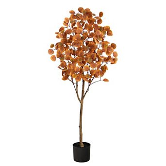 nearly natural 6-ft. Autumn Eucalyptus Artificial Tree