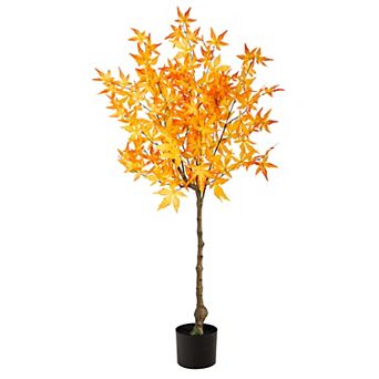 nearly natural 4-ft. Autumn Maple Artificial Tree