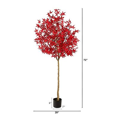 nearly natural 6-ft. Autumn Maple Artificial Tree