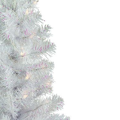 Northlight 3' Pre-lit Rockport White Pine Artificial Christmas Tree Clear Lights