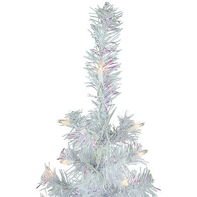 Northlight 3' Pre-lit Rockport White Pine Artificial Christmas Tree Clear Lights