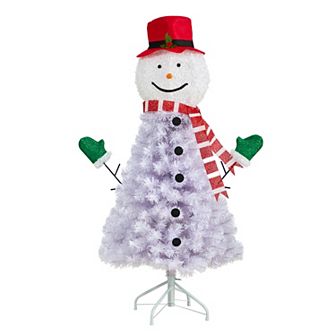 nearly natural 4-ft. Snowman Artificial Christmas Tree