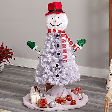 nearly natural 4-ft. Snowman Artificial Christmas Tree