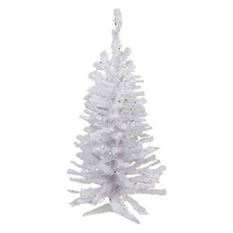 Northlight 4-ft. Pre-Lit White Iridescent Pine Artificial Christmas Tree