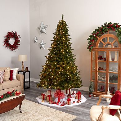 nearly natural 9-ft. LED Vermont Spruce Artificial Christmas Tree