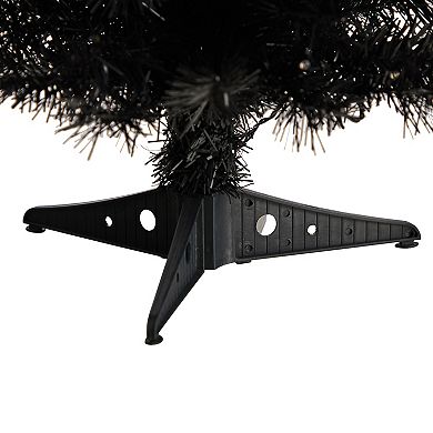 nearly natural 2-ft. LED Black Artificial Christmas Tree