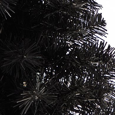 nearly natural 2-ft. LED Black Artificial Christmas Tree