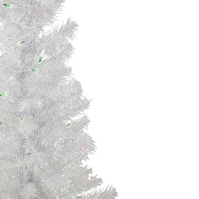 Northlight 4' Pre-lit Rockport White Pine Artificial Christmas Tree Green Lights