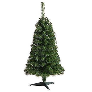 nearly natural 3-ft. LED Green Artificial Christmas Tree