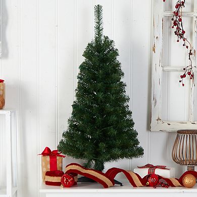 nearly natural 3-ft. LED Green Artificial Christmas Tree