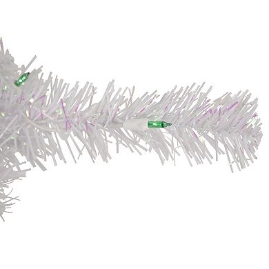 Northlight 2' Lighted Rockport White Pine Artificial Christmas Tree Green Lights