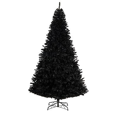 nearly natural 10-ft. LED Black Artificial Christmas Tree