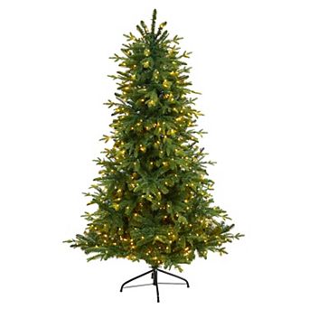 nearly natural 6-ft. LED Montreal Spruce Artificial Christmas Tree