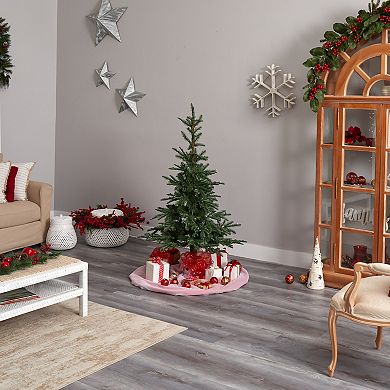 nearly natural 5-ft. Pre-Lit Layered Washington Spruce Artificial Christmas Tree