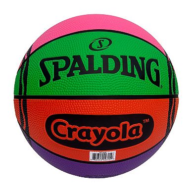 Crayola x Spalding 27.5-Inch Youth Basketball