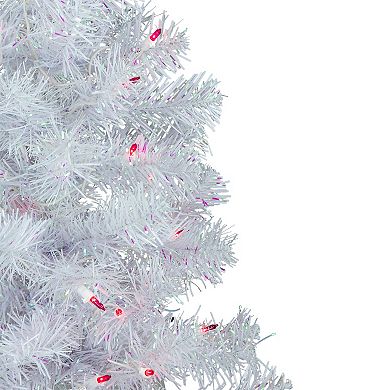 Northlight 3-ft. Pre-lit Pink Lights Rockport White Pine Artificial Christmas Tree