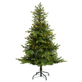 nearly natural 5-ft. Pre-Lit North Carolina Spruce Artificial Christmas Tree