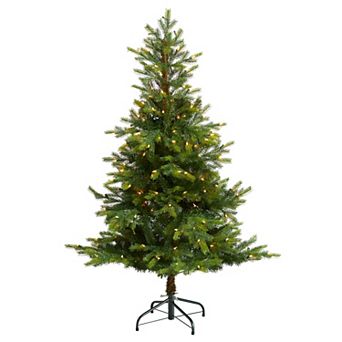 nearly natural 5-ft. Pre-Lit North Carolina Spruce Artificial Christmas Tree