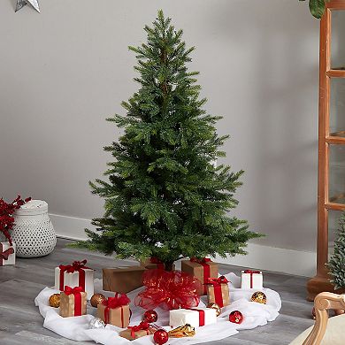 nearly natural 5-ft. Pre-Lit North Carolina Spruce Artificial Christmas Tree