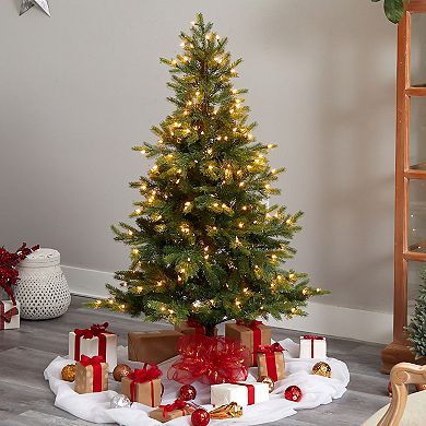 nearly natural 5-ft. Pre-Lit North Carolina Spruce Artificial Christmas Tree