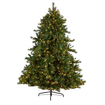 nearly natural 8-ft. Pre-Lit Wyoming Mixed Pine Artificial Christmas Tree