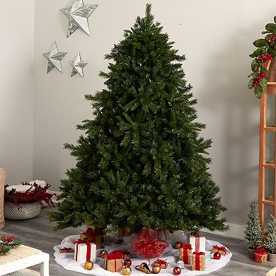 nearly natural 8-ft. Pre-Lit Wyoming Mixed Pine Artificial Christmas Tree