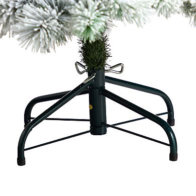 nearly natural 5-ft. Pre-Lit Flocked Oregon Pine Artificial Christmas Tree