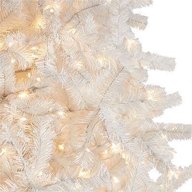 nearly natural 11-ft. LED White Artificial Christmas Tree