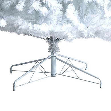 nearly natural 11-ft. LED White Artificial Christmas Tree