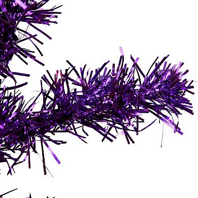 Northlight 4-ft. Unlit Purple Artificial Tinsel Christmas Tree