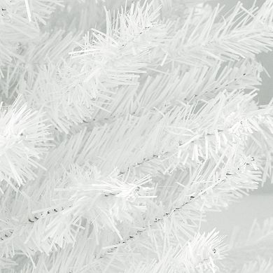 Northlight 1.5-ft. Medium Unlit Snow White Pine Artificial Christmas Tree