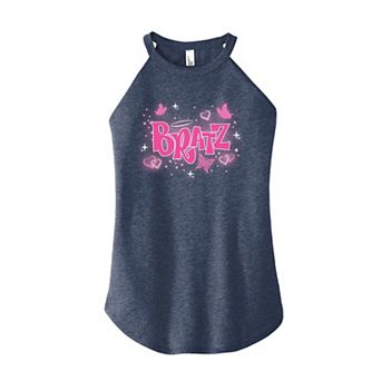 Juniors' Bratz Y2K Butterfly High Neck Tank Top