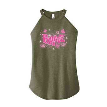 Juniors' Bratz Y2K Butterfly High Neck Tank Top