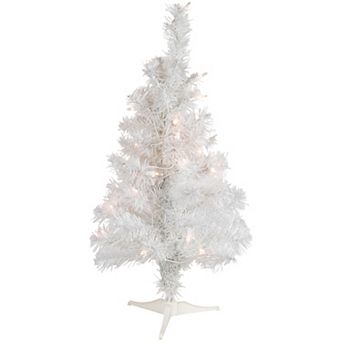 Northlight 2-ft. Pre-Lit Slim Tinsel Artificial Christmas Tree