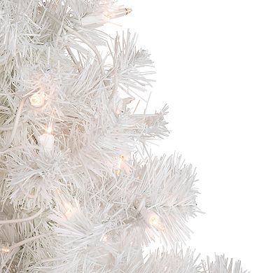 Northlight 2-ft. Pre-Lit Slim Tinsel Artificial Christmas Tree