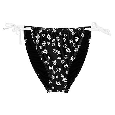 Juniors' Ninety-Nine° Tunnel Side-Tie Bikini Bottoms