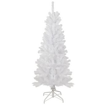 Northlight 4.5-ft. Unlit White Georgian Pine Artificial Pencil Christmas Tree