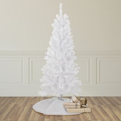 Northlight 4.5-ft. Unlit White Georgian Pine Artificial Pencil Christmas Tree