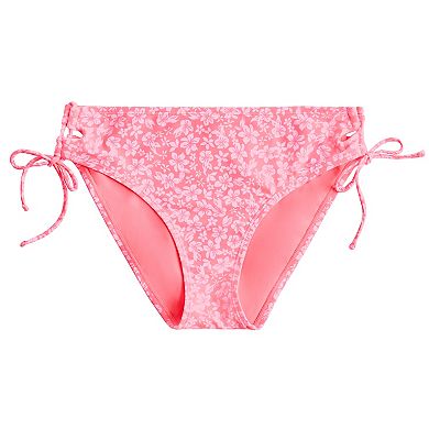 Juniors' Ninety-Nine° Lace-Up Hipster Bikini Bottoms