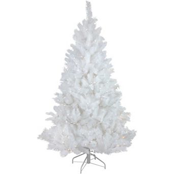 Northlight 6.5-ft. Pre-Lit Warm White LED Lights White Alaskan Pine Artificial Christmas Tree