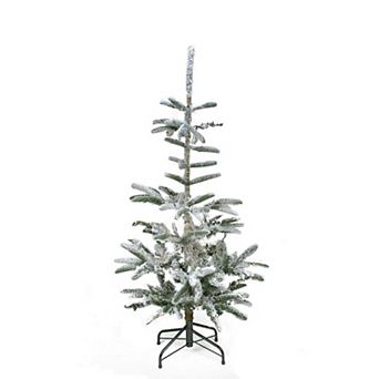 Northlight 4.5-ft. Unlit Green Flocked Nordmann Fir Artificial Christmas Tree
