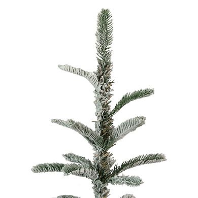 Northlight 4.5-ft. Unlit Green Flocked Nordmann Fir Artificial Christmas Tree