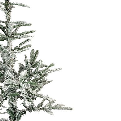 Northlight 4.5-ft. Unlit Green Flocked Nordmann Fir Artificial Christmas Tree