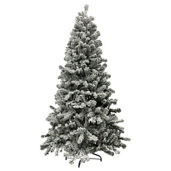 Northlight 6.5-ft. Unlit Heavily Flocked Madison Pine Artificial Christmas Tree