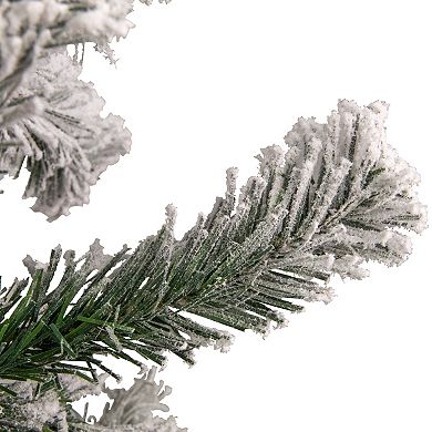 Northlight 6.5-ft. Unlit Heavily Flocked Madison Pine Artificial Christmas Tree