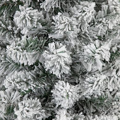Northlight 6-ft. Unlit Flocked North River Pine Pencil Artificial Christmas Tree