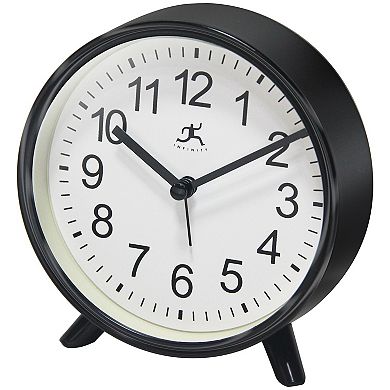 Infinity Instruments 5.75-in. Round Alarm Clock