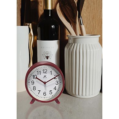 Infinity Instruments 5.75-in. Round Alarm Clock