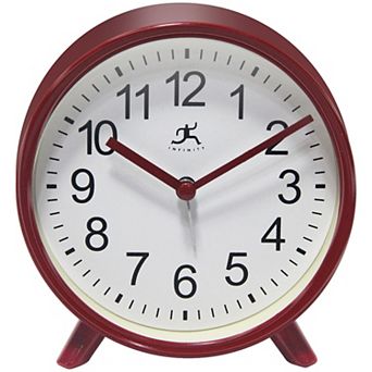Infinity Instruments 5.75 in Round Alarm Clock