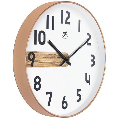 Infinity Instruments 12-in. Round Wall Clock with Silent Movement